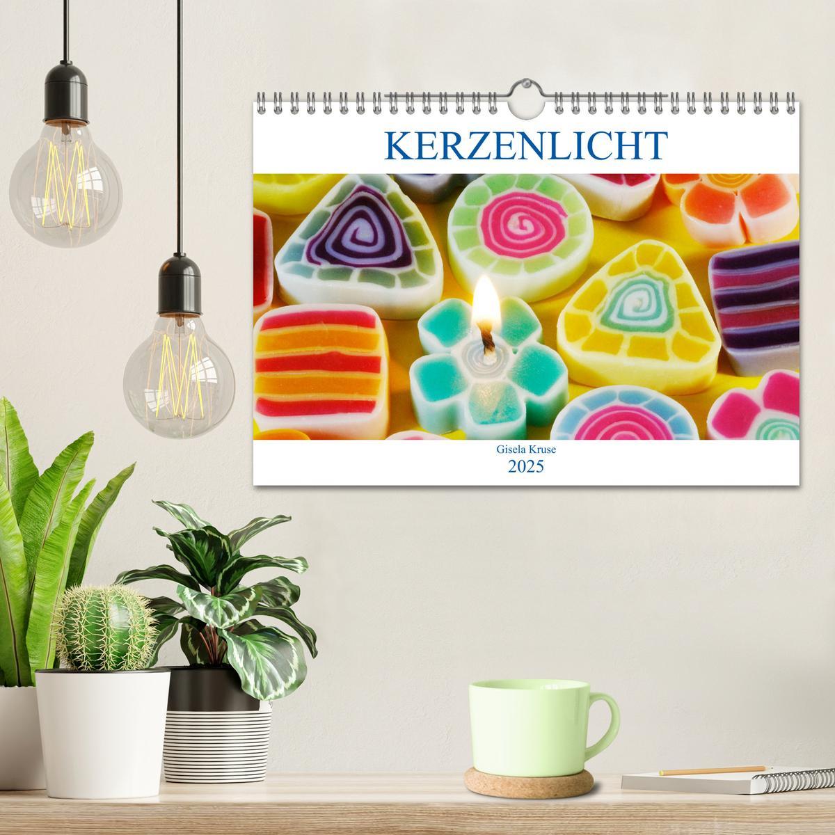 Bild: 9783435261178 | Kerzenlicht (Wandkalender 2025 DIN A4 quer), CALVENDO Monatskalender