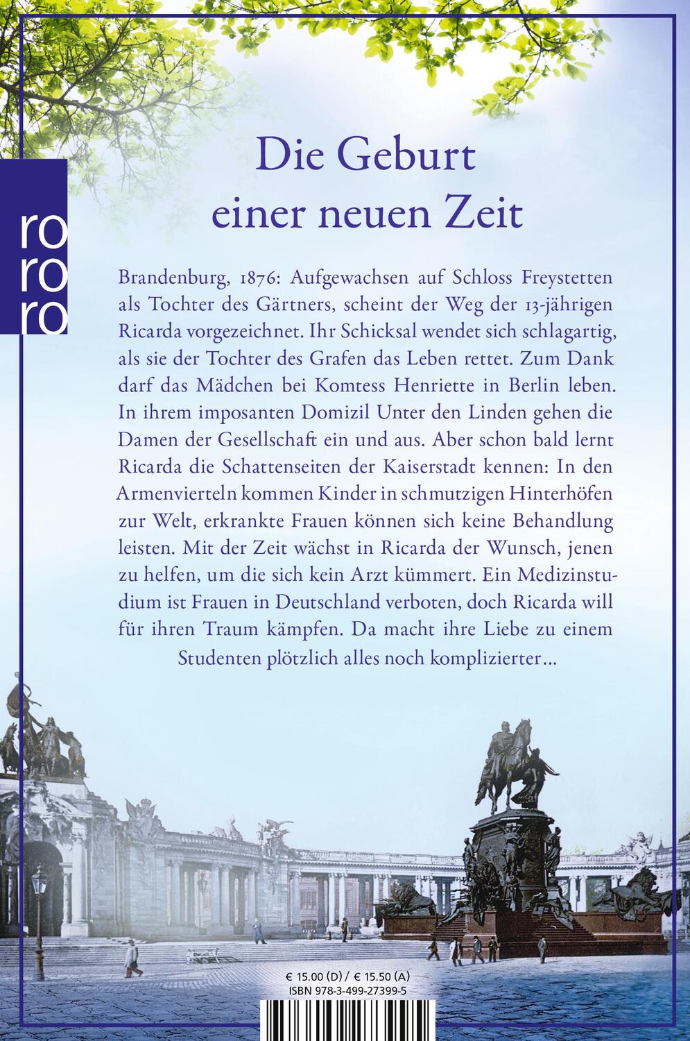 Rückseite: 9783499273995 | Die Ärztin: Das Licht der Welt | Helene Sommerfeld | Taschenbuch