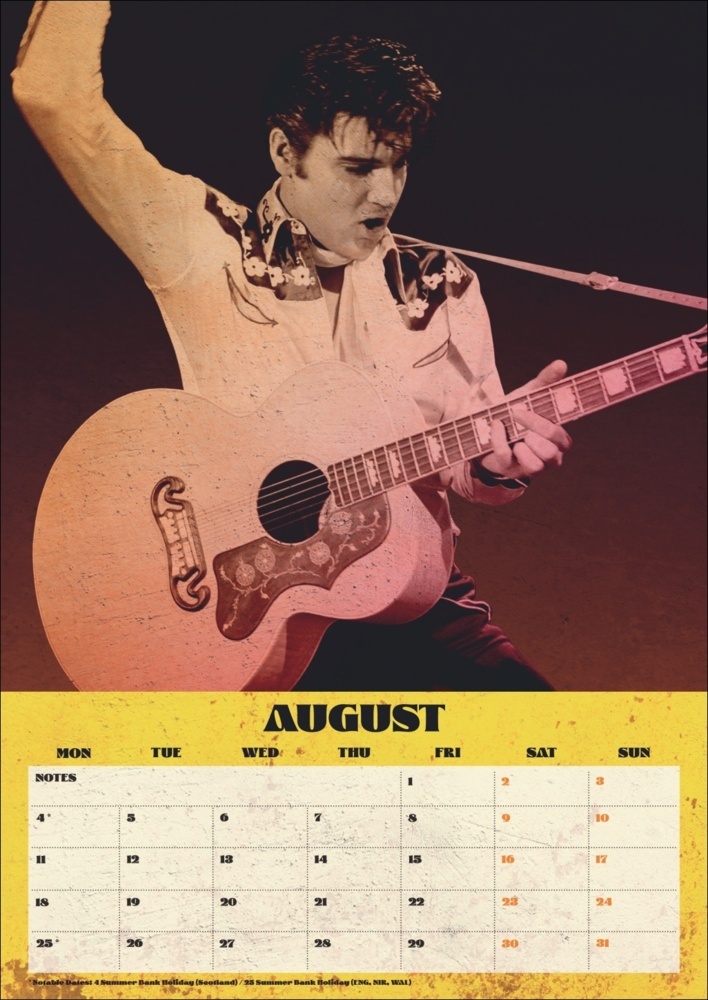 Bild: 9783840196720 | Elvis Posterkalender 2025 | Kalender | Spiralbindung | 14 S. | 2025