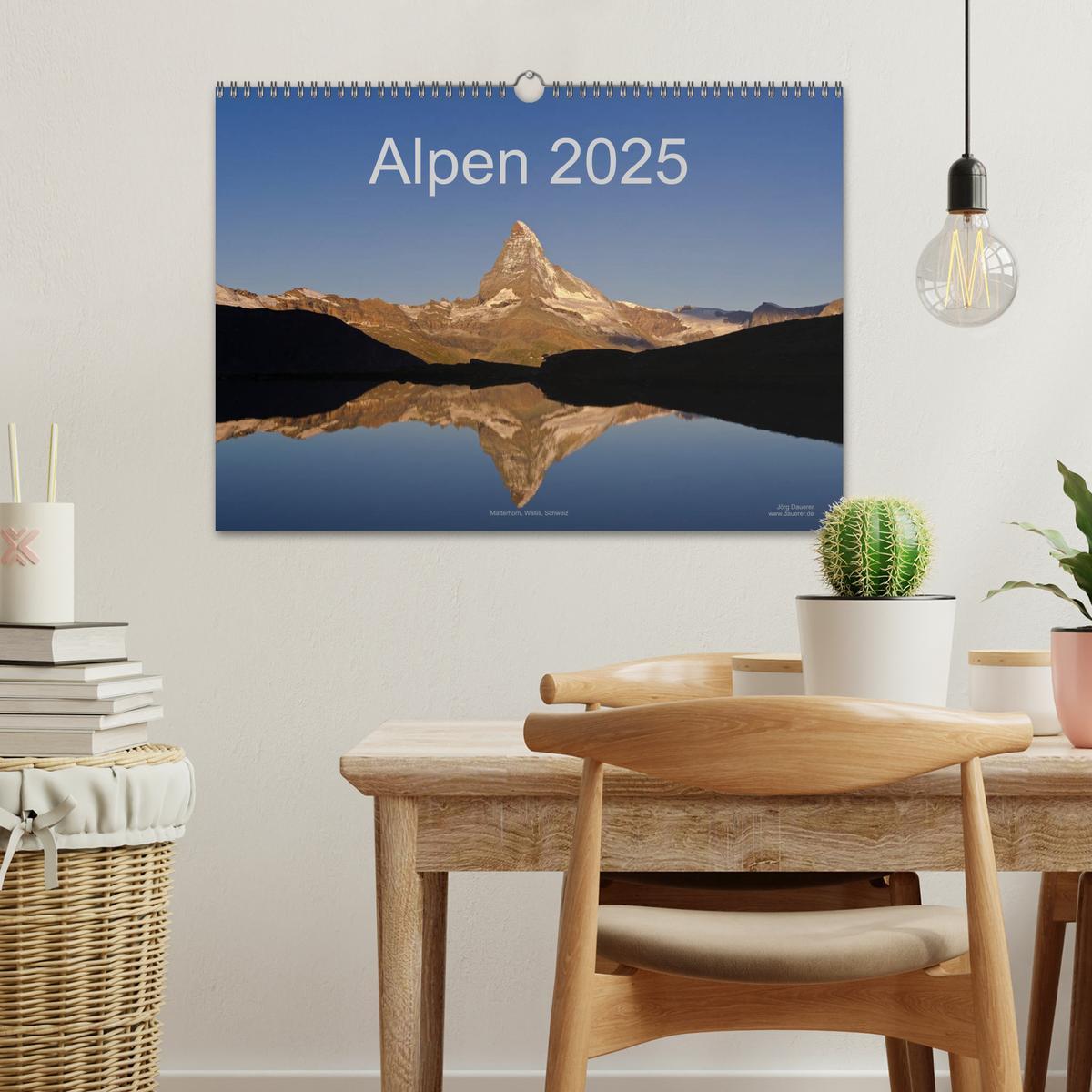 Bild: 9783435649419 | Alpen (Wandkalender 2025 DIN A3 quer), CALVENDO Monatskalender | 2025