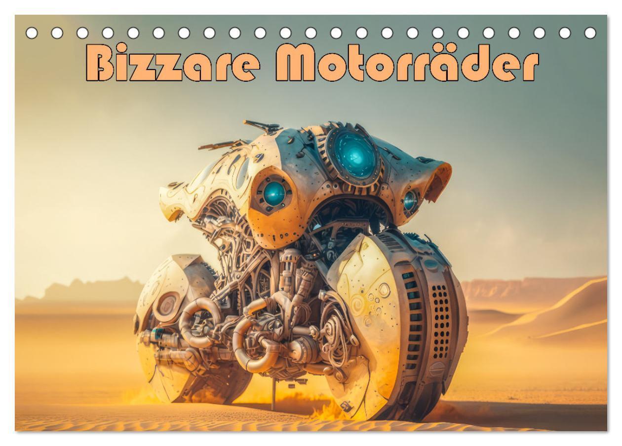 Cover: 9783383873409 | Bizzare Motorräder (Tischkalender 2025 DIN A5 quer), CALVENDO...