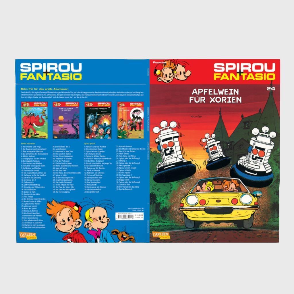 Bild: 9783551772244 | Spirou und Fantasio 24: Apfelwein für Xorien | Jean-Claude Fournier