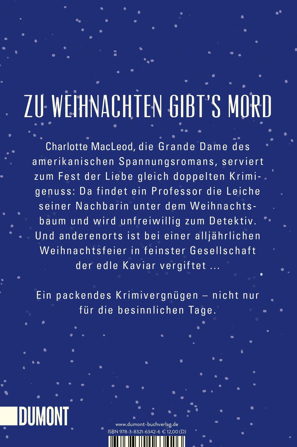 Rückseite: 9783832163426 | Mord in stiller Nacht | Charlotte MacLeod | Taschenbuch | 464 S.