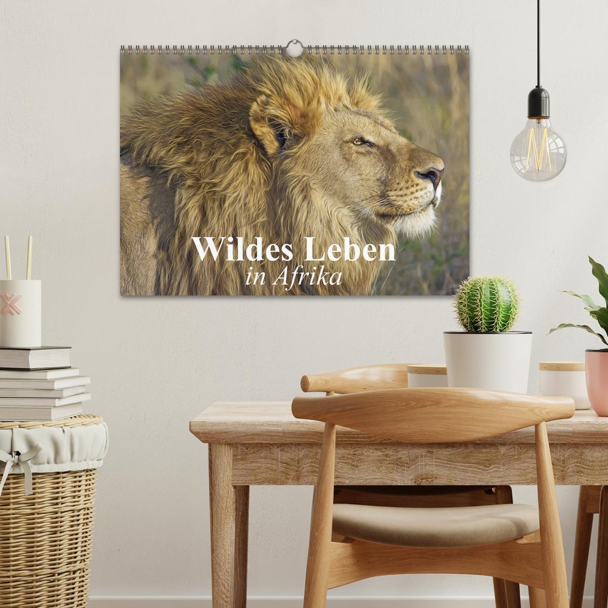 Bild: 9783435632121 | Wildes Leben in Afrika (Wandkalender 2025 DIN A3 quer), CALVENDO...