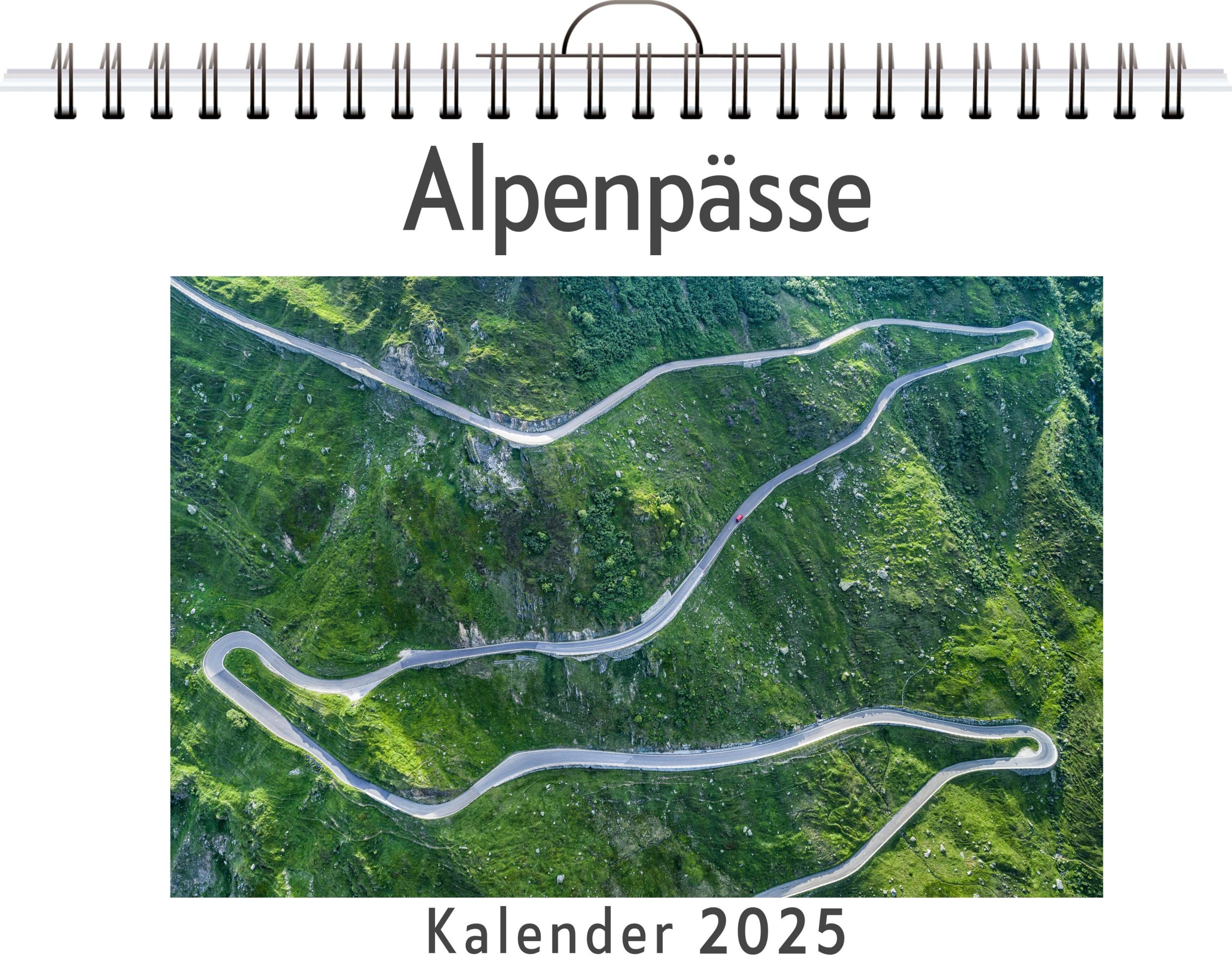 Cover: 9783759122971 | Alpenpässe - (Wandkalender 2025, Kalender DIN A4 quer,...