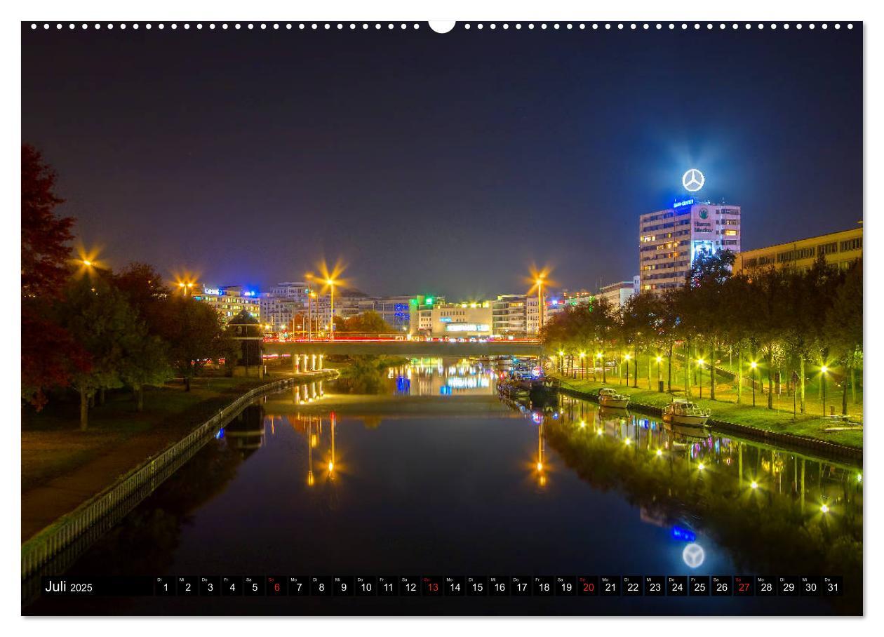 Bild: 9783435320516 | City Lights Saarbrücken (Wandkalender 2025 DIN A2 quer), CALVENDO...