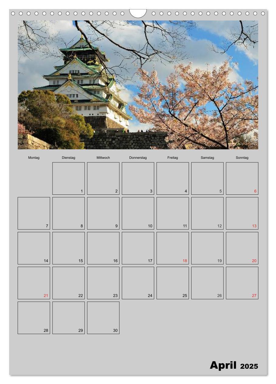 Bild: 9783457035337 | Wundervolles Japan (Wandkalender 2025 DIN A3 hoch), CALVENDO...