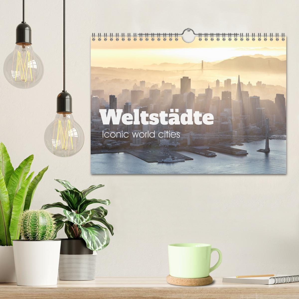 Bild: 9783435042005 | Weltstädte - Iconic world cities (Wandkalender 2025 DIN A4 quer),...