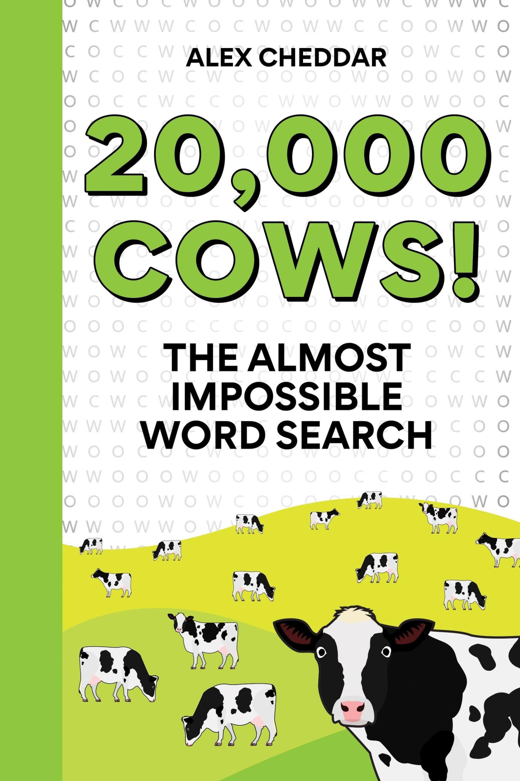 Cover: 9781788405959 | Twenty Thousand Cows! | The Almost Impossible Word Search | Cheddar