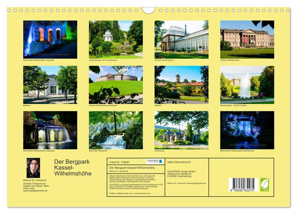 Bild: 9783435632275 | Der Bergpark Kassel-Wilhelmshöhe (Wandkalender 2025 DIN A3 quer),...