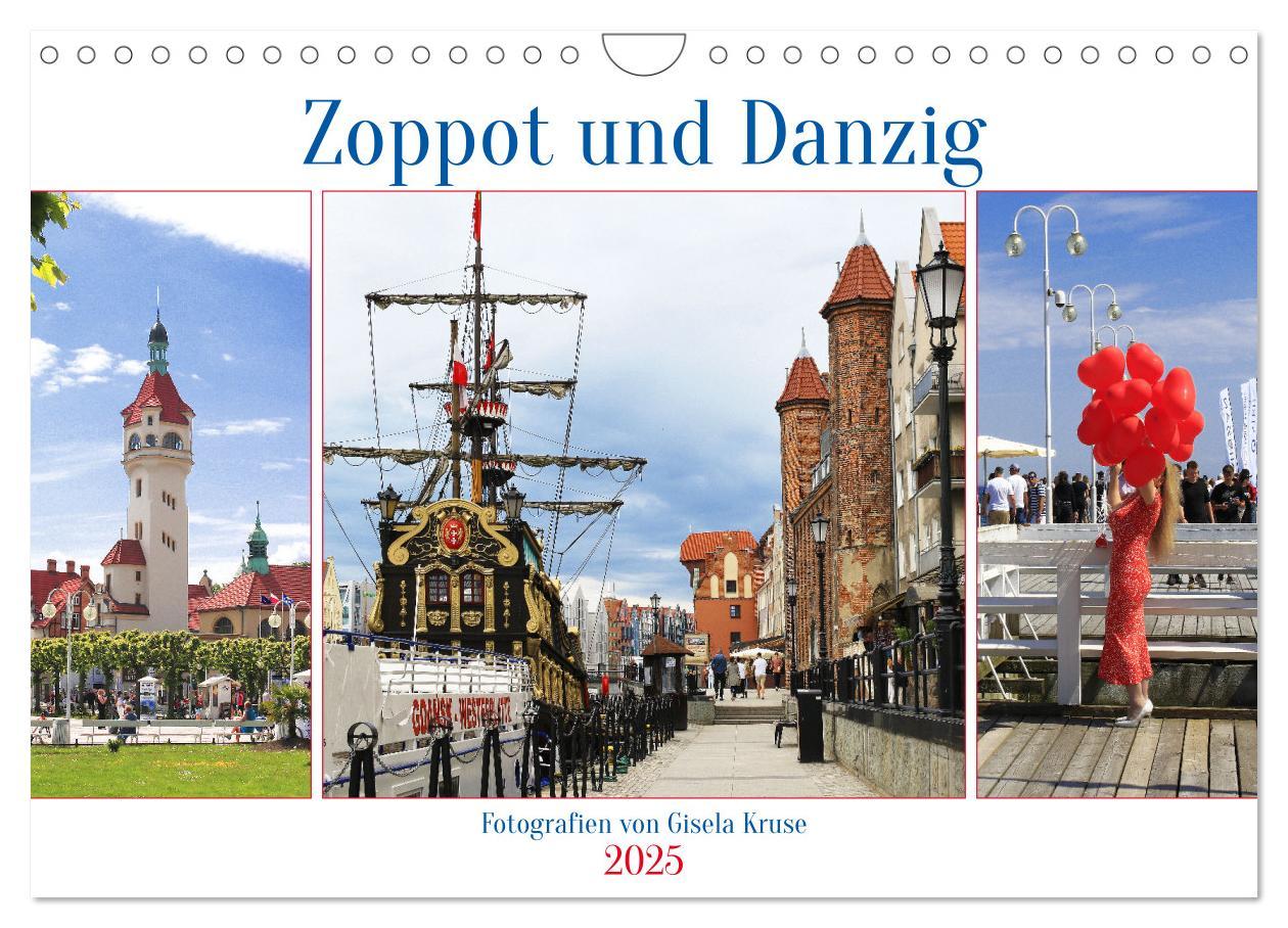 Cover: 9783457137666 | Zoppot und Danzig (Wandkalender 2025 DIN A4 quer), CALVENDO...