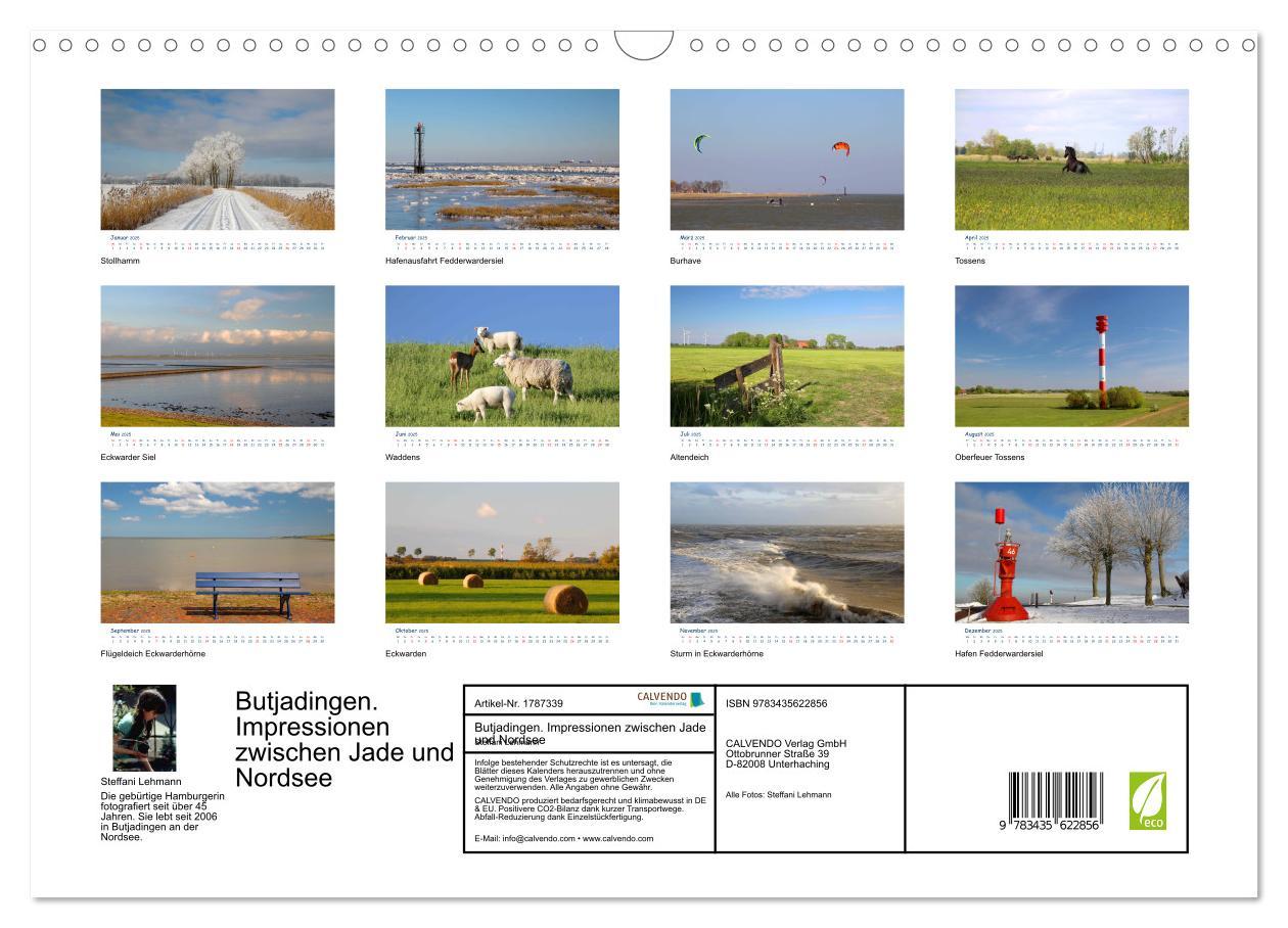 Bild: 9783435622856 | Butjadingen. Impressionen zwischen Jade und Nordsee (Wandkalender...