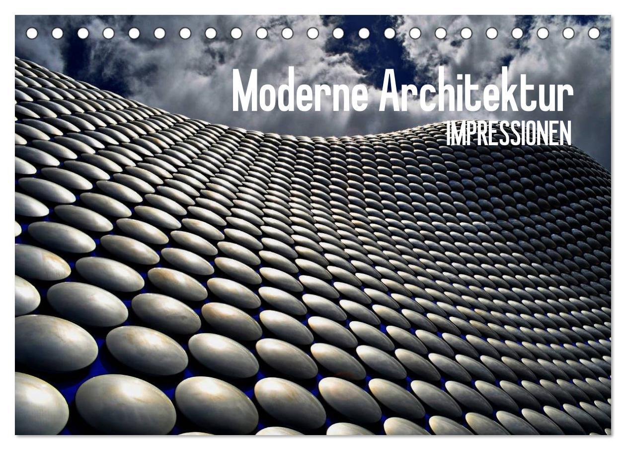 Cover: 9783435478514 | Moderne Architektur. Impressionen (Tischkalender 2025 DIN A5 quer),...