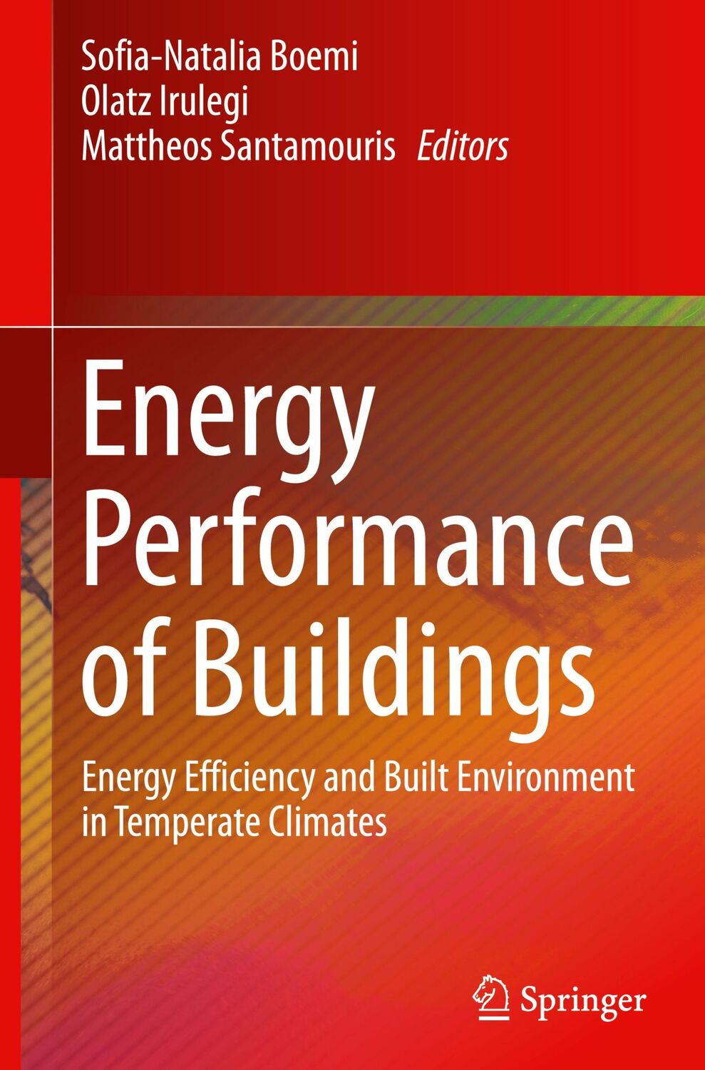 Cover: 9783319208305 | Energy Performance of Buildings | Sofia-Natalia Boemi (u. a.) | Buch