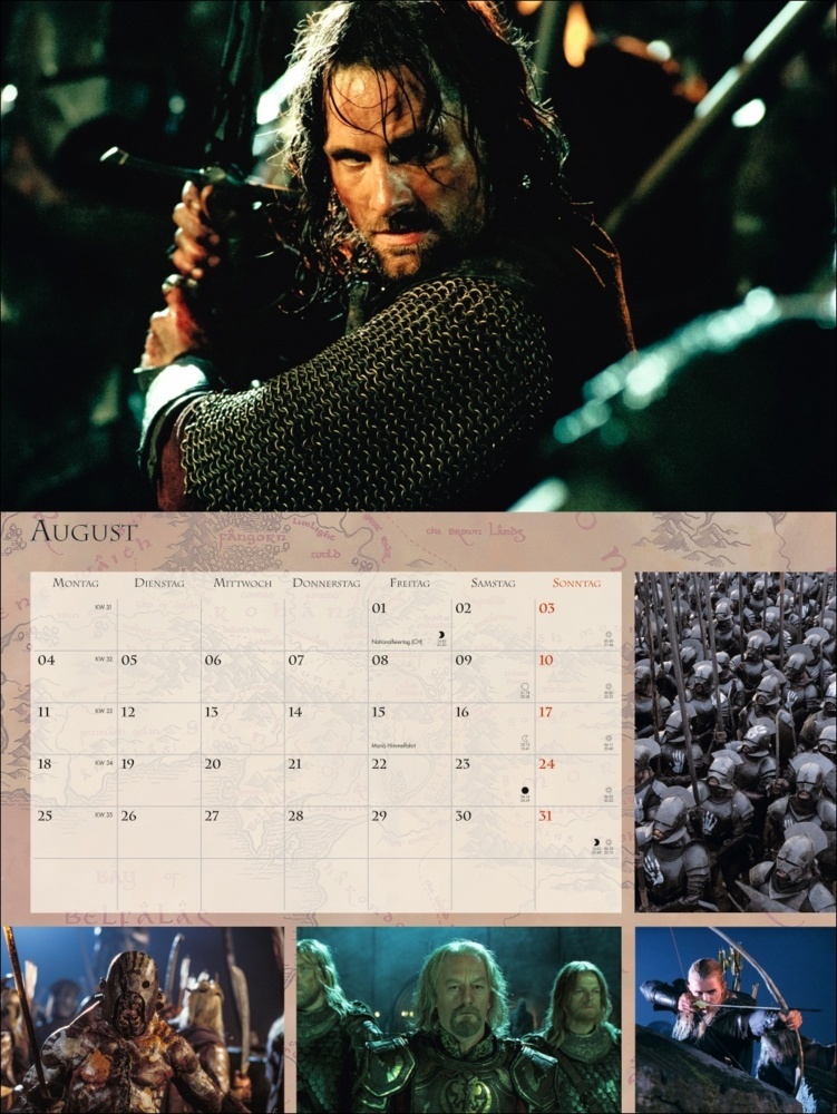 Bild: 9783756404988 | Der Herr der Ringe Broschur XL Kalender 2025 | Kalender | 28 S. | 2025