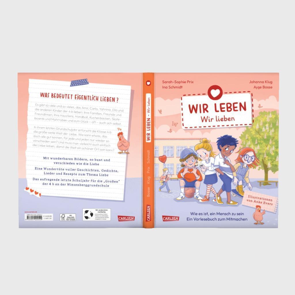 Bild: 9783551254542 | Wir leben - wir lieben | Sarah-Sophie Prix (u. a.) | Buch | 96 S.