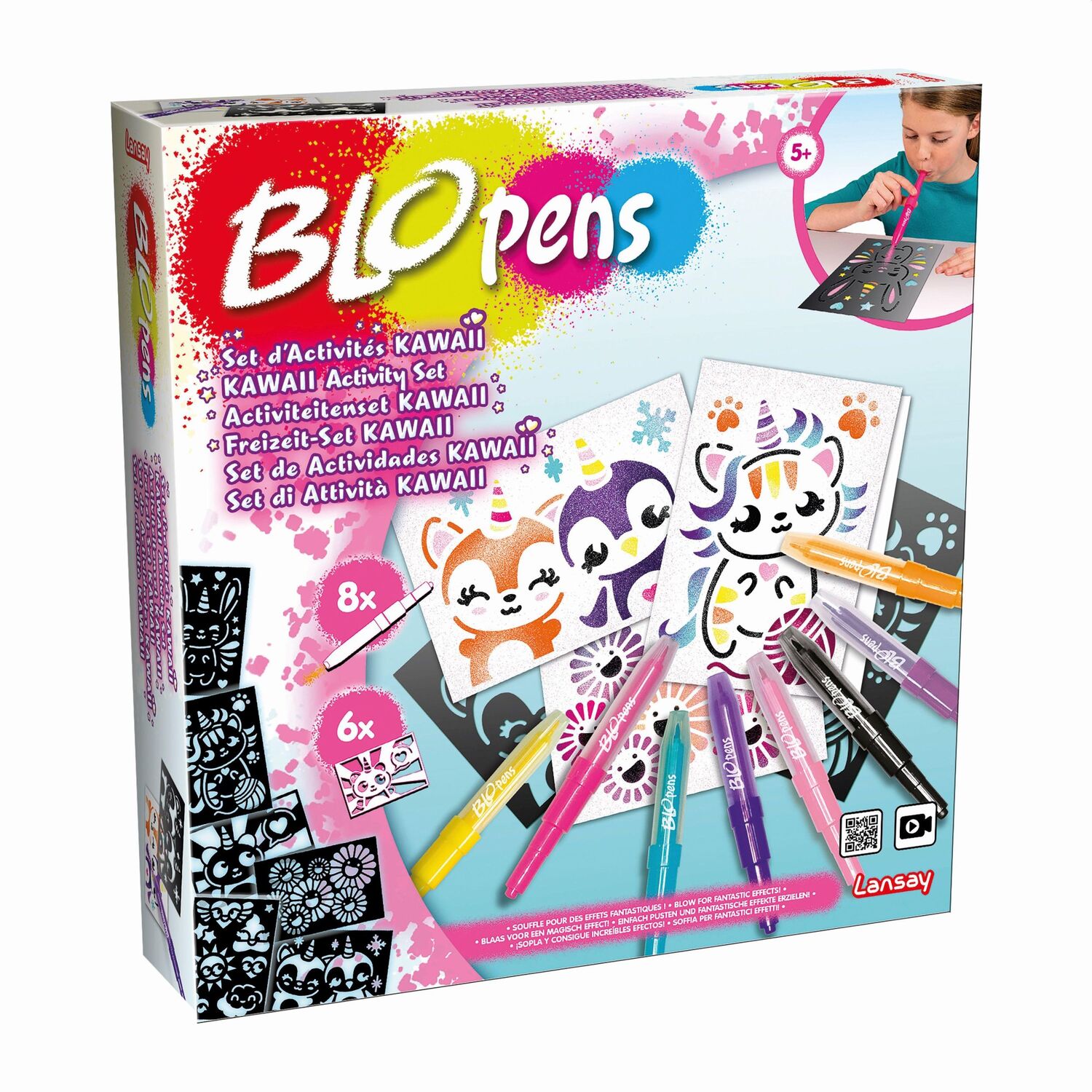 Cover: 3181860235577 | Blopens Sprühstifteset Kawaii | Lansay | Spiel | Brettspiel | 3223557