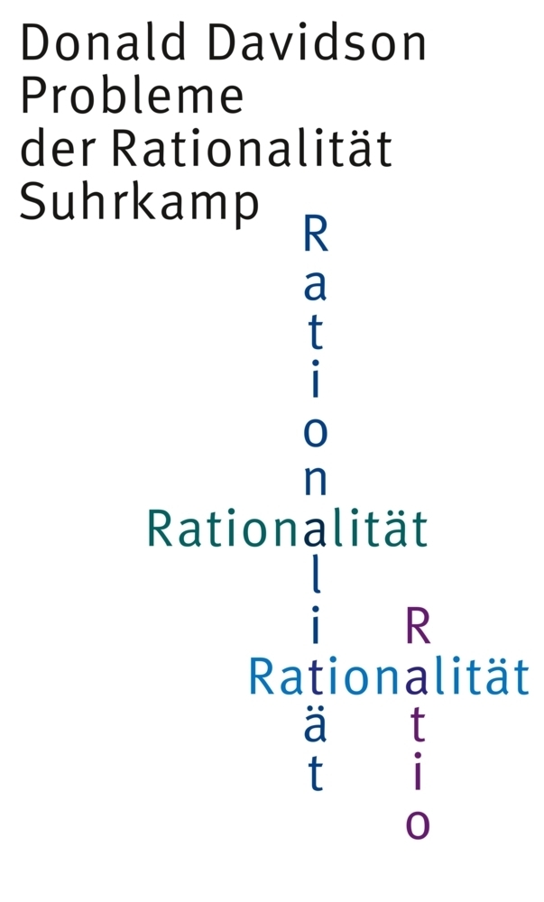 Cover: 9783518584712 | Probleme der Rationalität | Donald Davidson | Buch | Suhrkamp