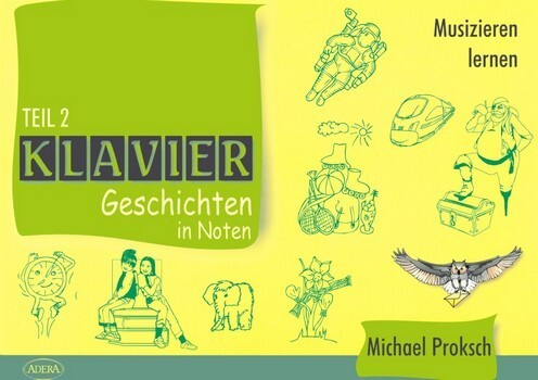 Cover: 4030199410102 | Klavier-Geschichten in Noten. Tl.2 | Stücke z. Tl. vierhändig | ADERA