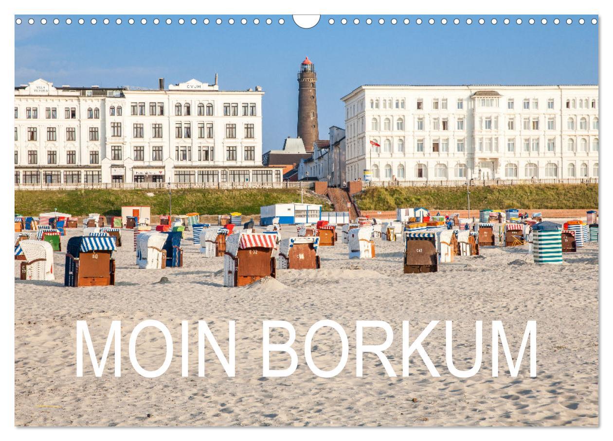 Cover: 9783435074228 | Moin Borkum (Wandkalender 2025 DIN A3 quer), CALVENDO Monatskalender