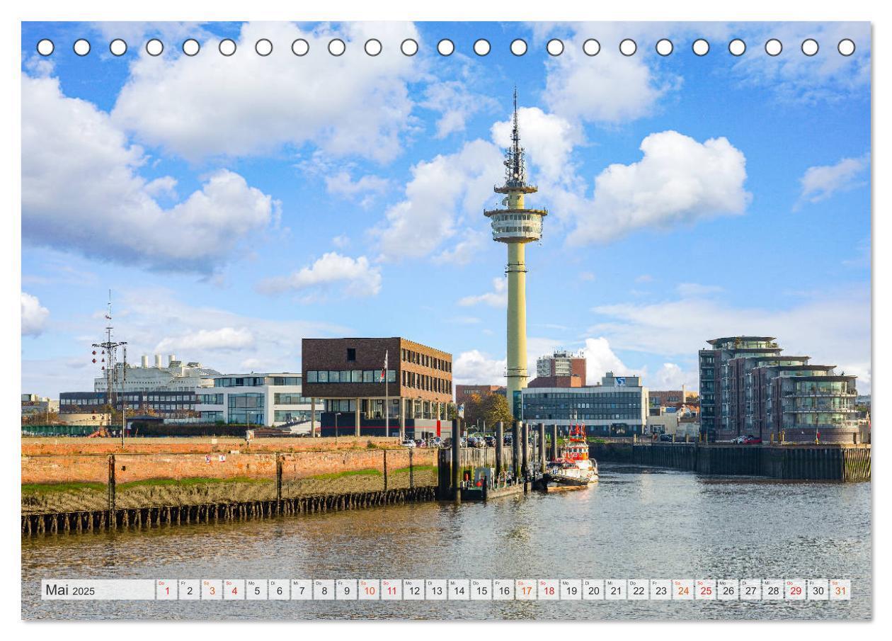 Bild: 9783435181438 | Bremerhaven Stadtansichten (Tischkalender 2025 DIN A5 quer),...