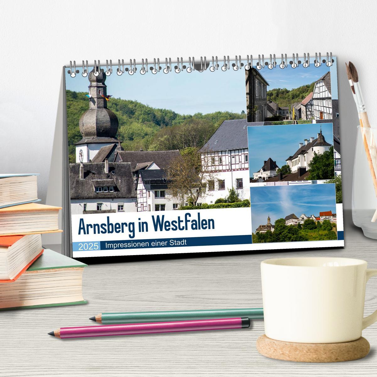 Bild: 9783435366934 | Arnsberg in Westfalen (Tischkalender 2025 DIN A5 quer), CALVENDO...