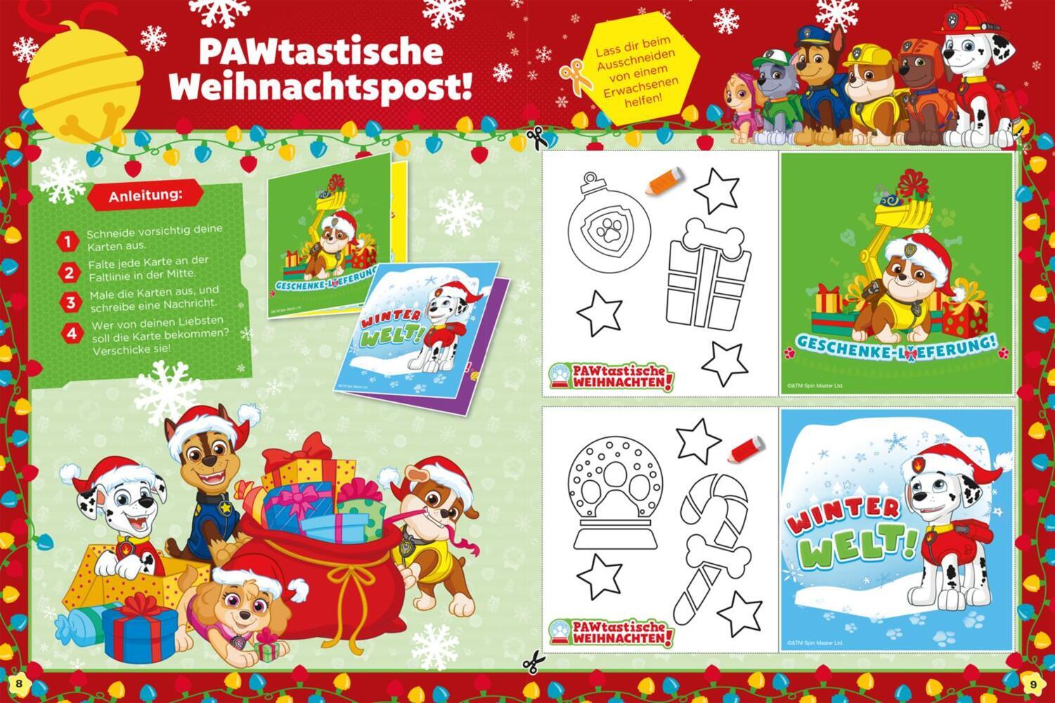 Bild: 9783845121659 | PAW Patrol Kindergartenheft: Weihnachten - Mein Mitmach-Spaß | Buch