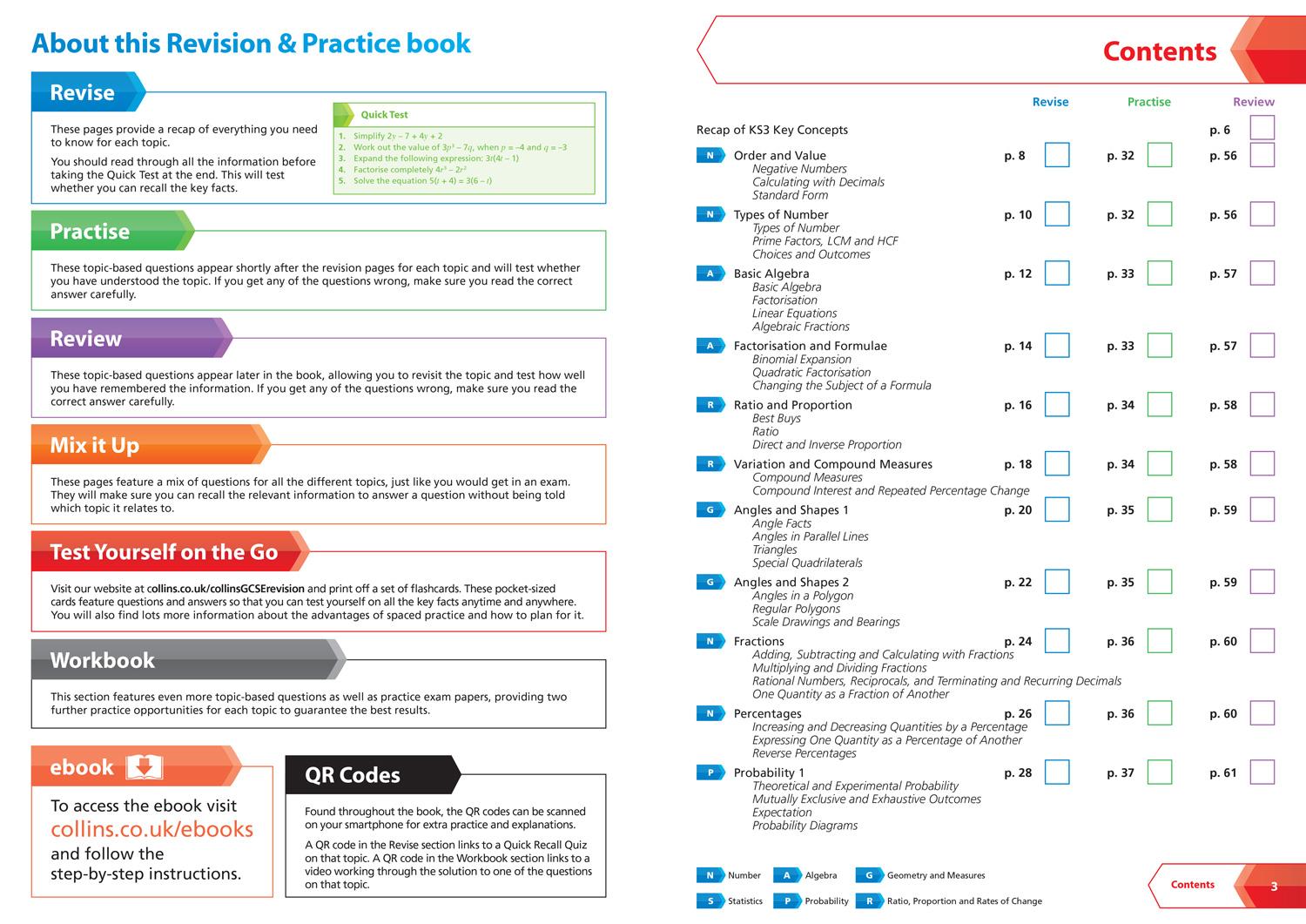 Bild: 9780008112509 | AQA GCSE 9-1 Maths Higher All-in-One Complete Revision and Practice