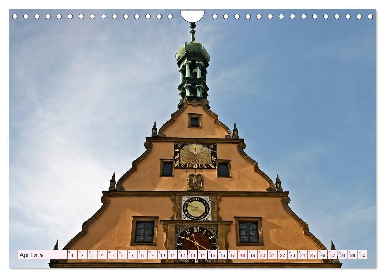 Bild: 9783435610778 | Romantisches Rothenburg ob der Tauber (Wandkalender 2025 DIN A4...