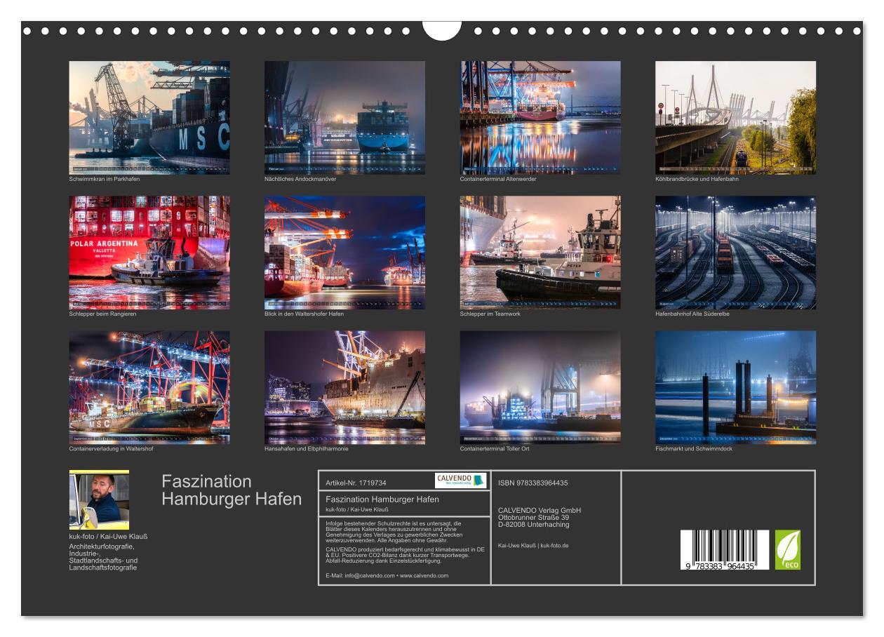 Bild: 9783383964435 | Faszination Hamburger Hafen (Wandkalender 2025 DIN A3 quer),...