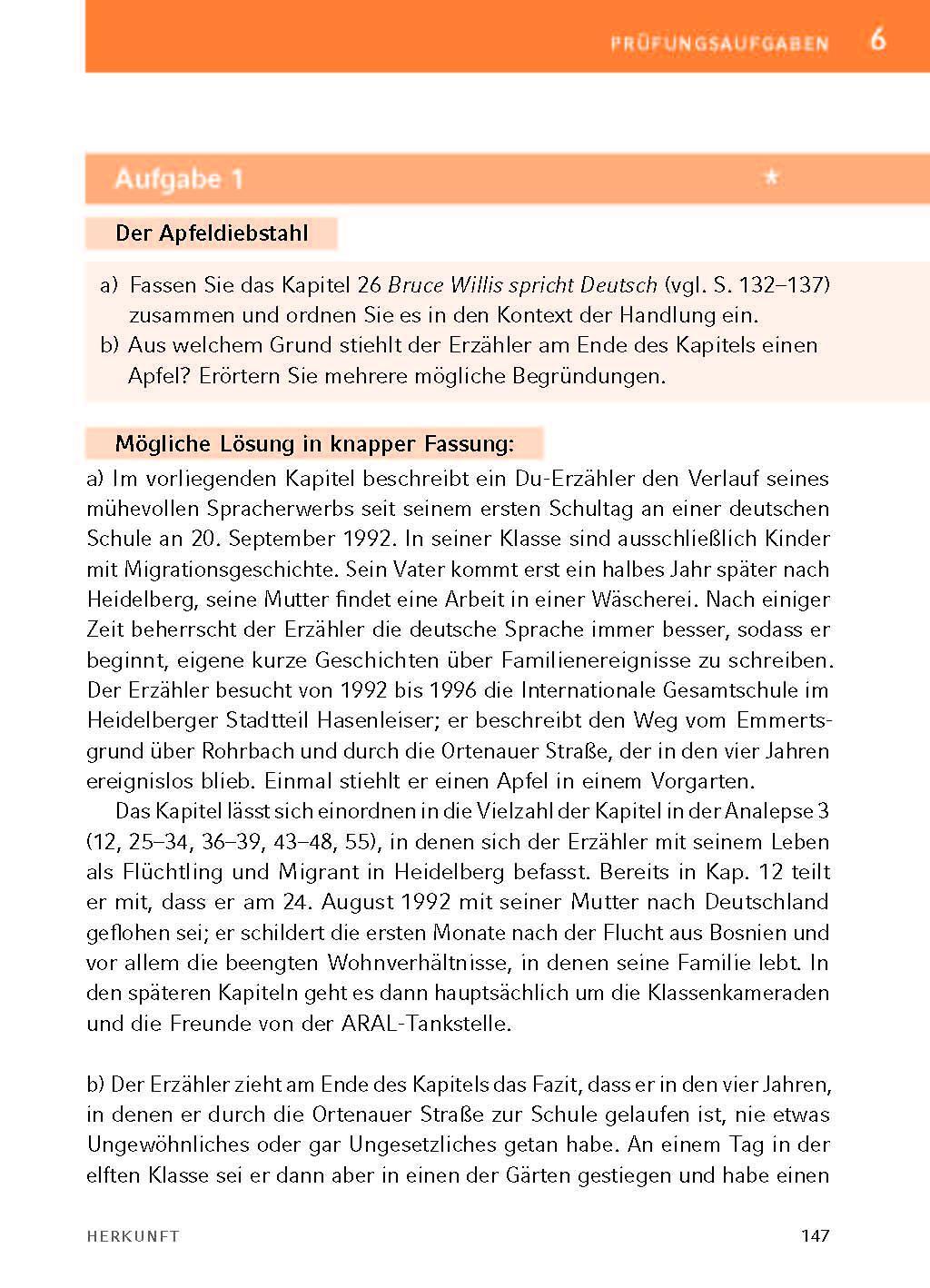 Bild: 9783804420656 | Herkunft - Textanalyse und Interpretation | Sasa Stanisic | Buch