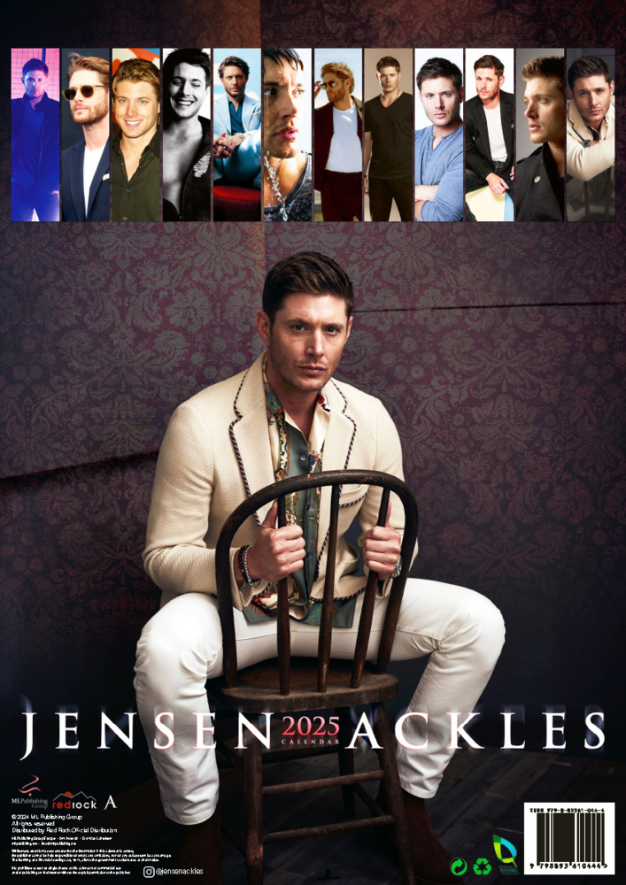 Bild: 9798893610444 | Jensen Ackles Kalender 2025 | Der Star aus Supernatural | Kalender