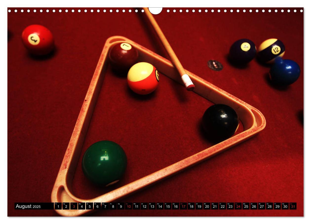 Bild: 9783435288922 | Billard. Konzentration - Sport - Spannung (Wandkalender 2025 DIN A3...