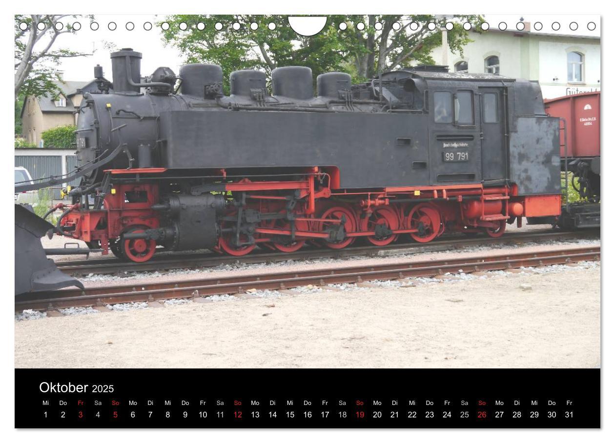 Bild: 9783435566020 | Sächsische Dampfeisenbahnen 2025 (Wandkalender 2025 DIN A4 quer),...