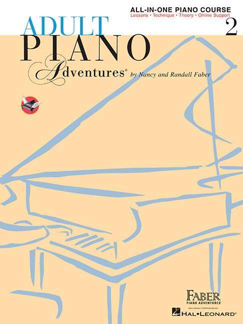 Cover: 674398211166 | Adult Piano Adventures All-in-One Book 2 | Spiral Bound | Faber | 2003