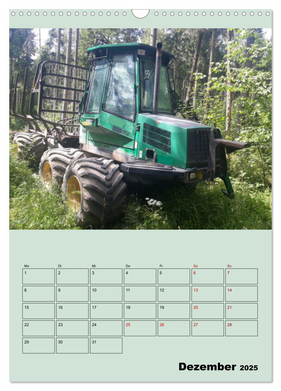 Bild: 9783383967276 | Forst-Maschinen der Forwarder im Einsatz (Wandkalender 2025 DIN A3...