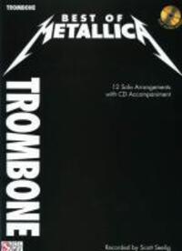 Cover: 884088284749 | Best of Metallica - Instrumental Solos Trombone (Book/Online Audio)