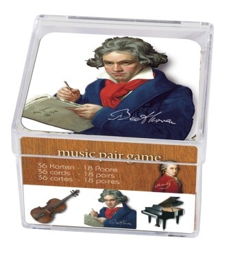 Cover: 4031172118367 | Memo-Spiel Music and Classics 36 Karten in Kunststoffbox 5,2 x 4 x...