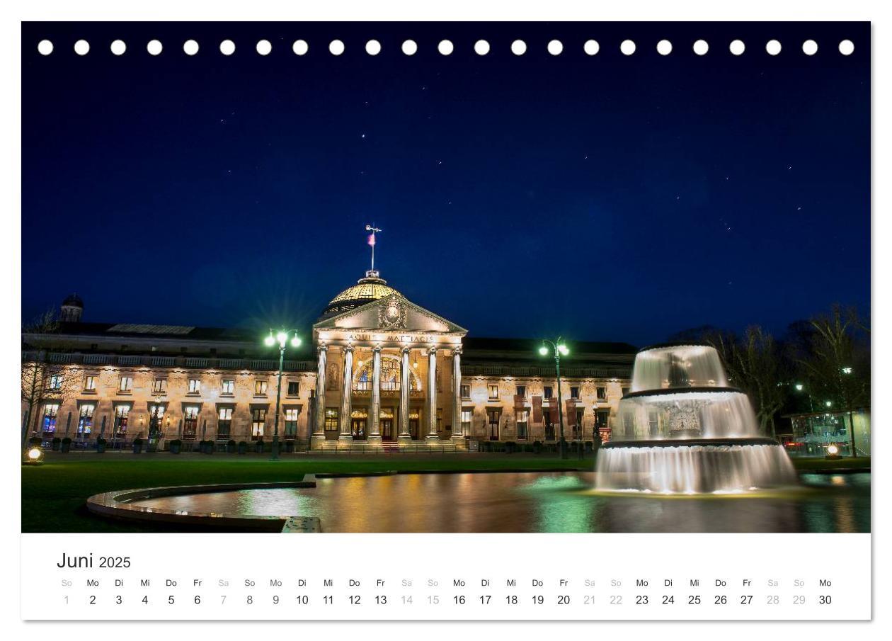 Bild: 9783435500970 | Du schönes Wiesbaden (Tischkalender 2025 DIN A5 quer), CALVENDO...