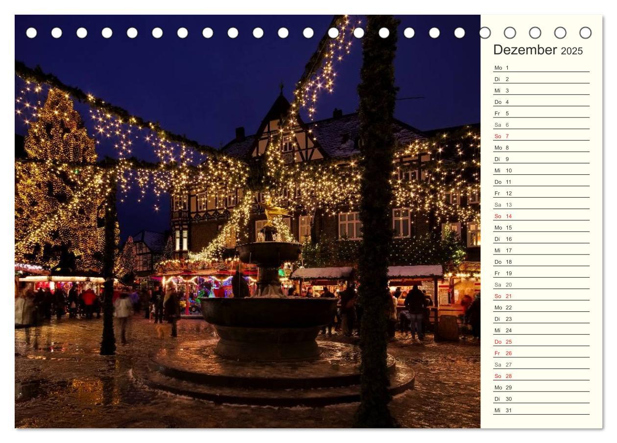 Bild: 9783435523559 | Goslar - Hanse- und Kaiserstadt im Harz (Tischkalender 2025 DIN A5...