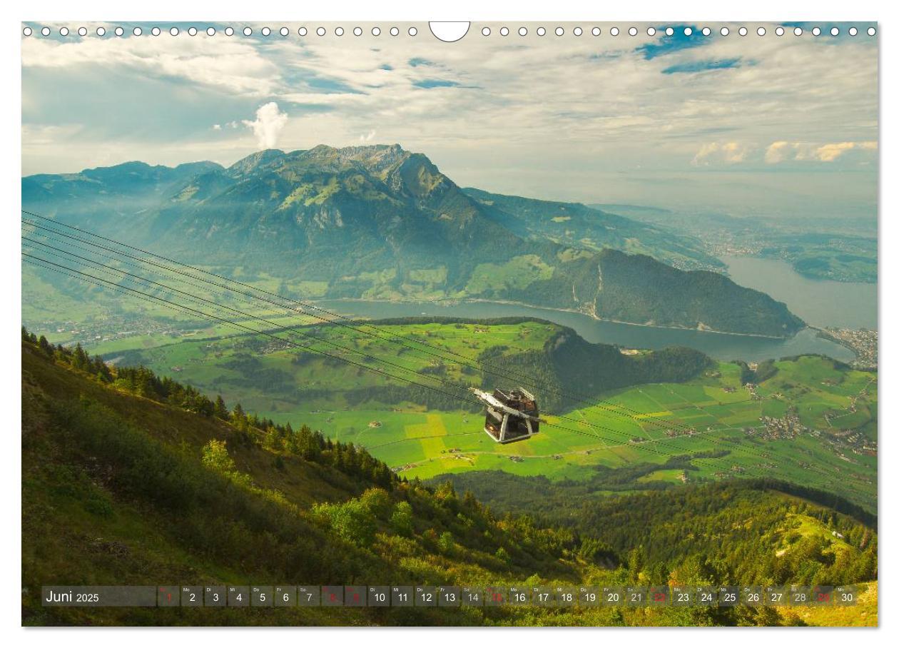 Bild: 9783435658459 | Der Zauber der Schweizer Berge (Wandkalender 2025 DIN A3 quer),...