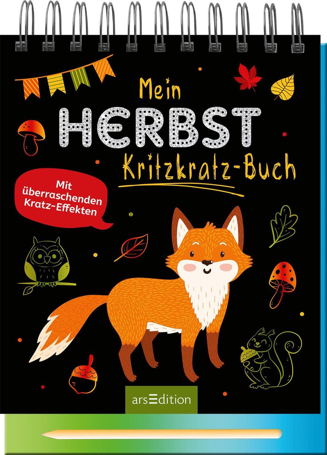 Cover: 9783845859897 | Mein Herbst-Kritzkratz-Buch | Mit überraschenden Kratz-Effekten | Buch