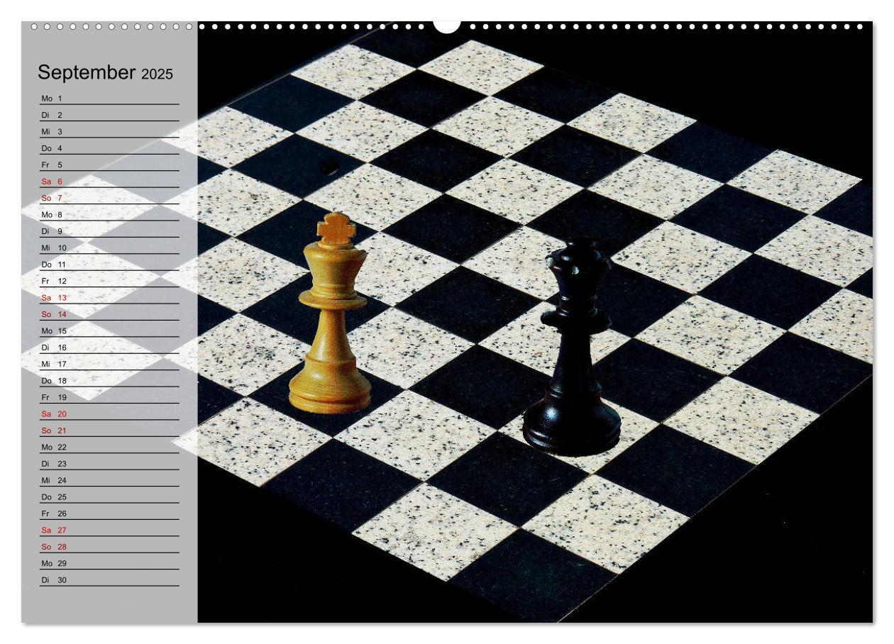 Bild: 9783435393664 | SCHACH - Spiel der Könige (Wandkalender 2025 DIN A2 quer), CALVENDO...