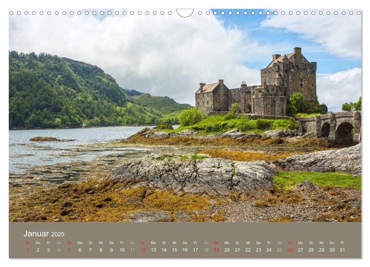 Bild: 9783435701209 | Historisches Schottland (Wandkalender 2025 DIN A3 quer), CALVENDO...