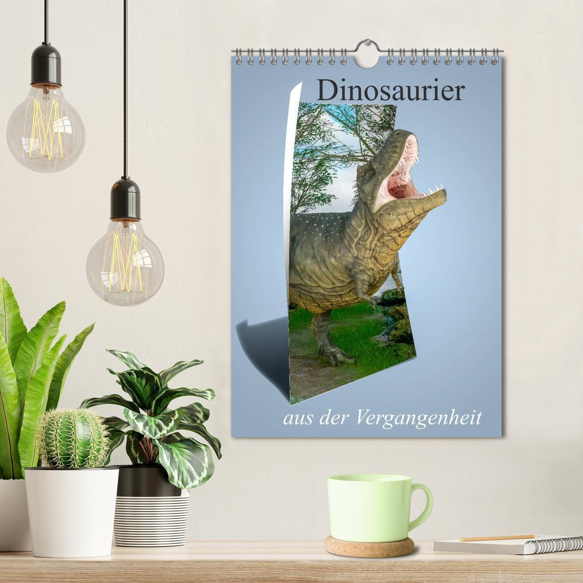 Bild: 9783435938797 | Dinosaurier aus der Vergangenheit (Wandkalender 2025 DIN A4 hoch),...