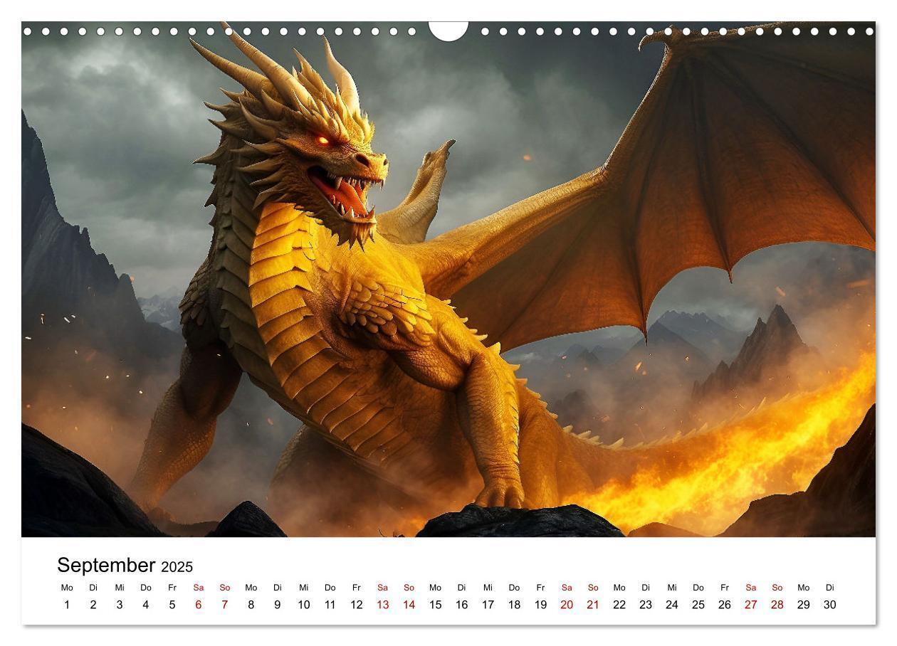 Bild: 9783383805639 | Drachen - Furchterregende und imposante Fabelwesen (Wandkalender...