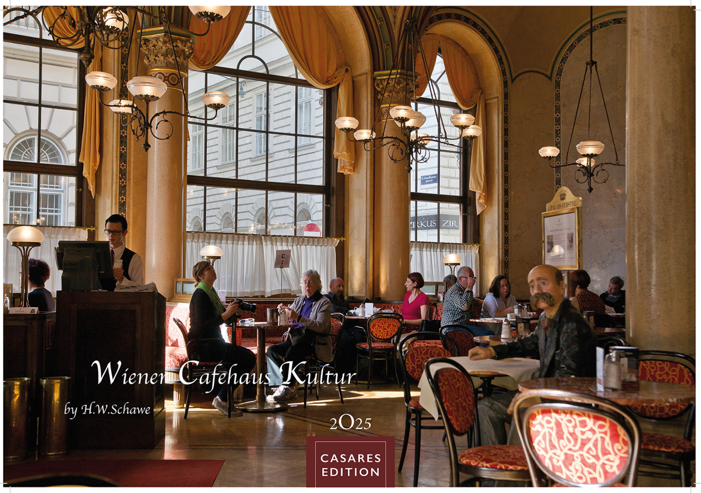 Cover: 9781835241462 | Wiener Caféhaus Kultur 2025 L 35x50cm | H. W. Schawe | Kalender | 2025