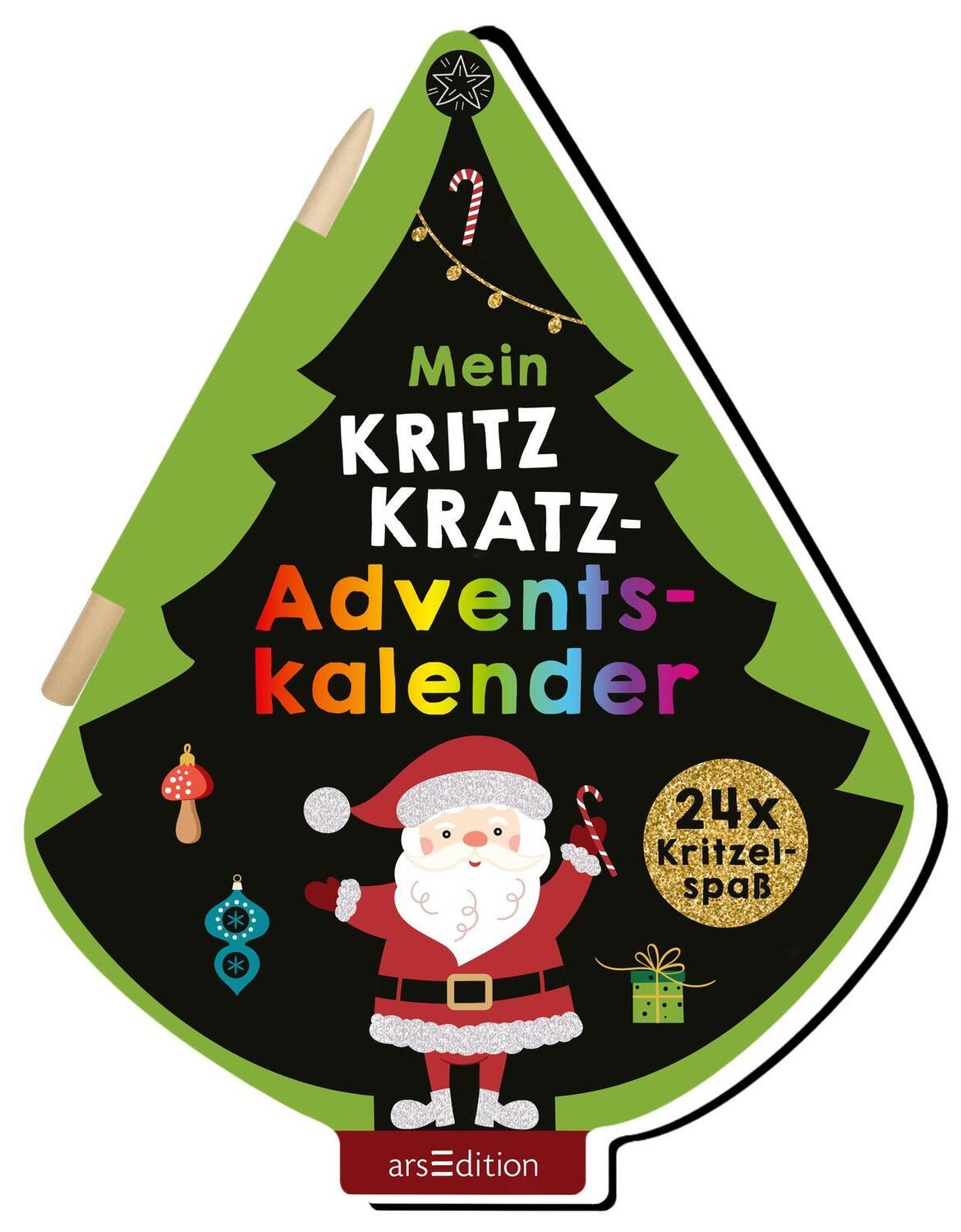 Cover: 9783845858678 | Mein Kritzkratz-Adventskalender | 24 x Kritzelspaß | Taschenbuch