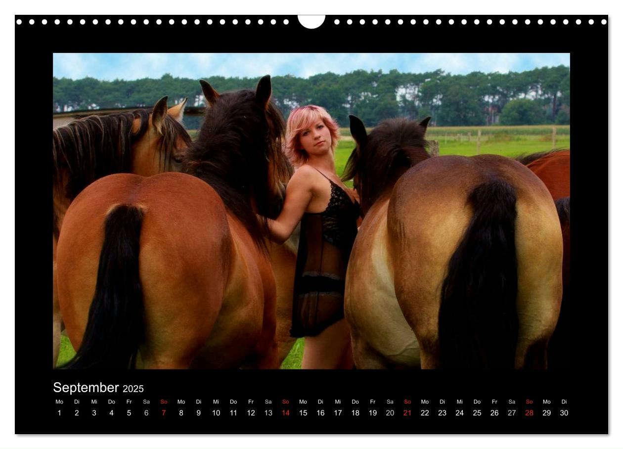 Bild: 9783435750740 | Sexy Horse Girls 2025 - Heiße Girls und starke Kaltblutpferde!...