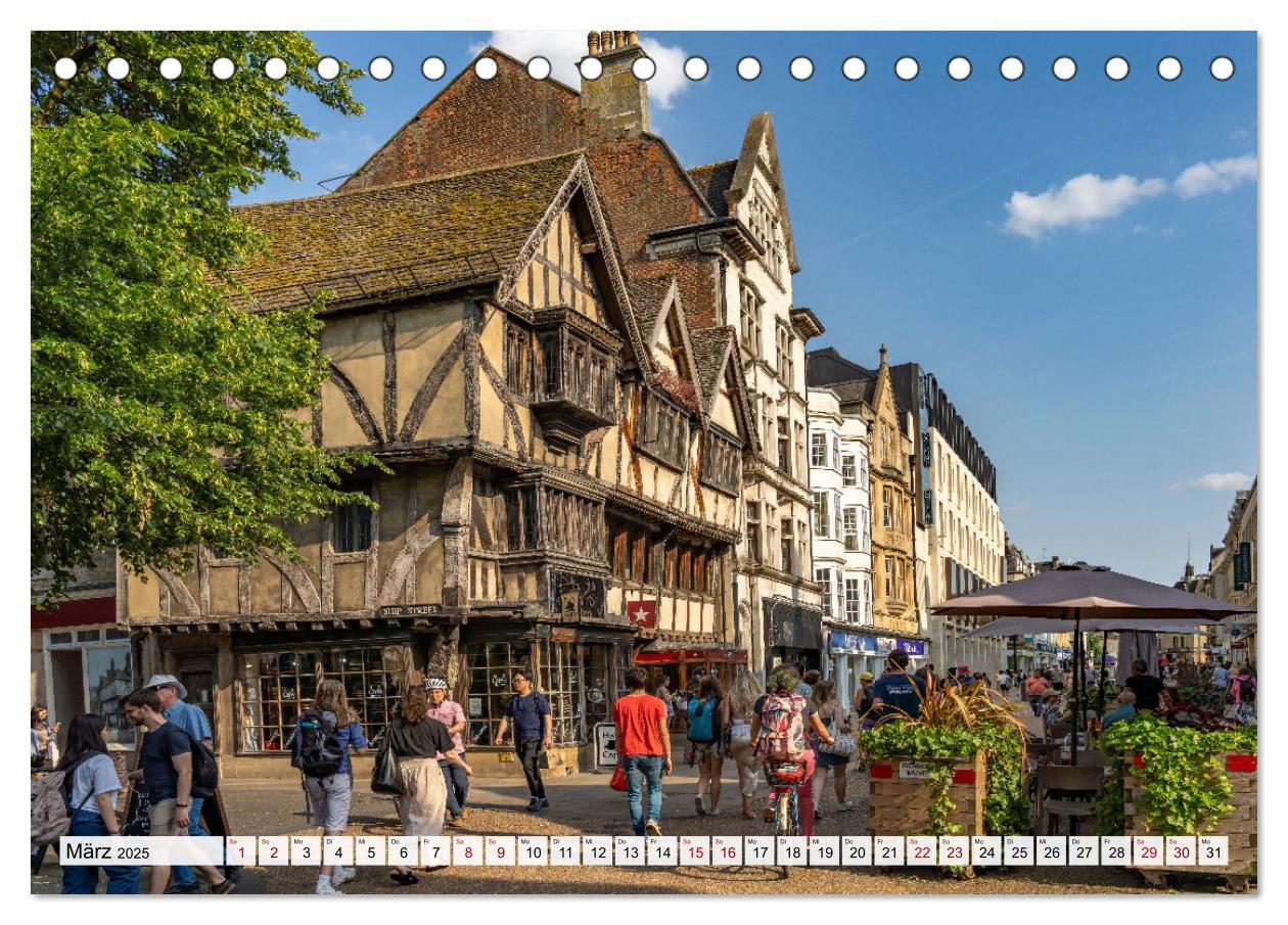 Bild: 9783383870859 | England - Oxford (Tischkalender 2025 DIN A5 quer), CALVENDO...